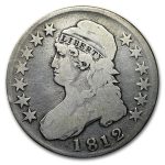 1812 Bust Half Dollar VG