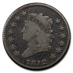 1812 Large Cent Small Date VG