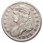 1813 Bust Half Dollar VF