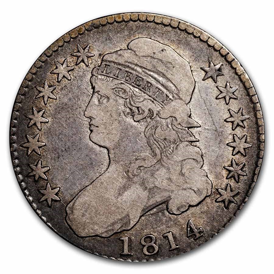 1814 Bust Half Dollar Fine