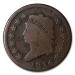 1814 Large Cent Crosslet 4 AG