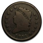 1814 Large Cent Plain 4 Good