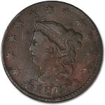 1817 Large Cent 13 Stars Fine