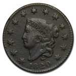 1820 Large Cent Sm Date VF