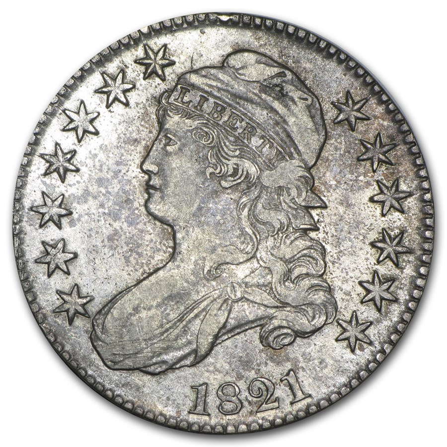 1821 Bust Half Dollar AU