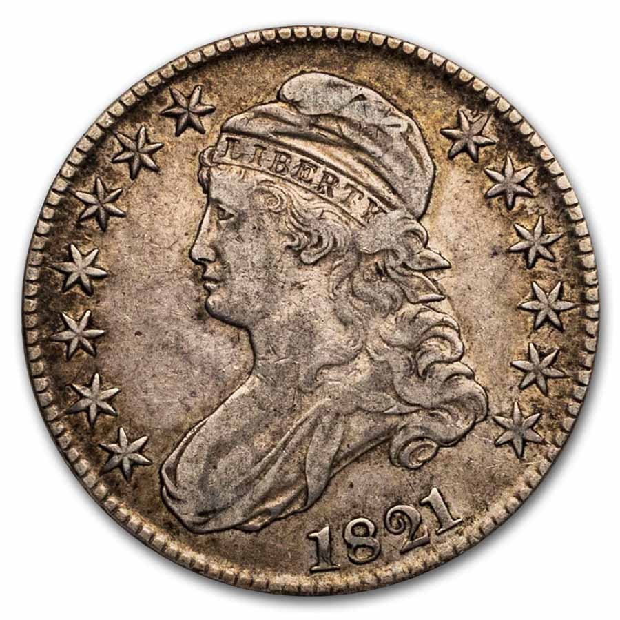 1821 Bust Half Dollar VF