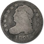 1821 Capped Bust Dime Large Date AG