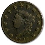 1822 Large Cent Fine