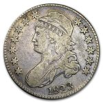1823 Bust Half Dollar Fine