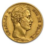 1824-1830 France Gold 20 Francs Charles X (Avg Circ)