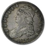 1825 Bust Half Dollar Fine