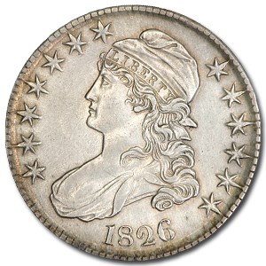 1826 Bust Half Dollar AU