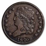 1826 Half Cent AU
