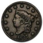 1827 Large Cent VF