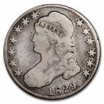 1829/7 Bust Half Dollar Fine