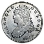 1829 Bust Half Dollar AU (Sm Letters)
