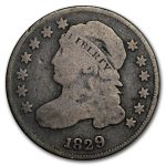 1829 Capped Bust Dime Good
