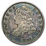 1829 Capped Bust Dime VF