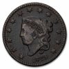 1829 Large Cent Lg Letters VF