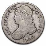 1830 Bust Half Dollar Good (Large 0)