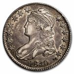 1830 Bust Half Dollar XF (Large 0)