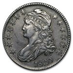 1830 Bust Half Dollar XF (Small 0)