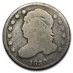 1830 Capped Bust Dime VG