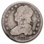 1831-1838 Capped Bust Quarter Avg Circ