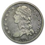 1831 Capped Bust Quarter VF