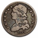 1832 Capped Bust Quarter VG
