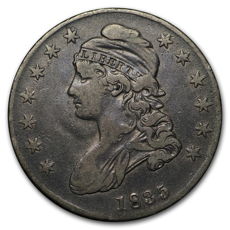 1835 Bust Half Dollar Fine