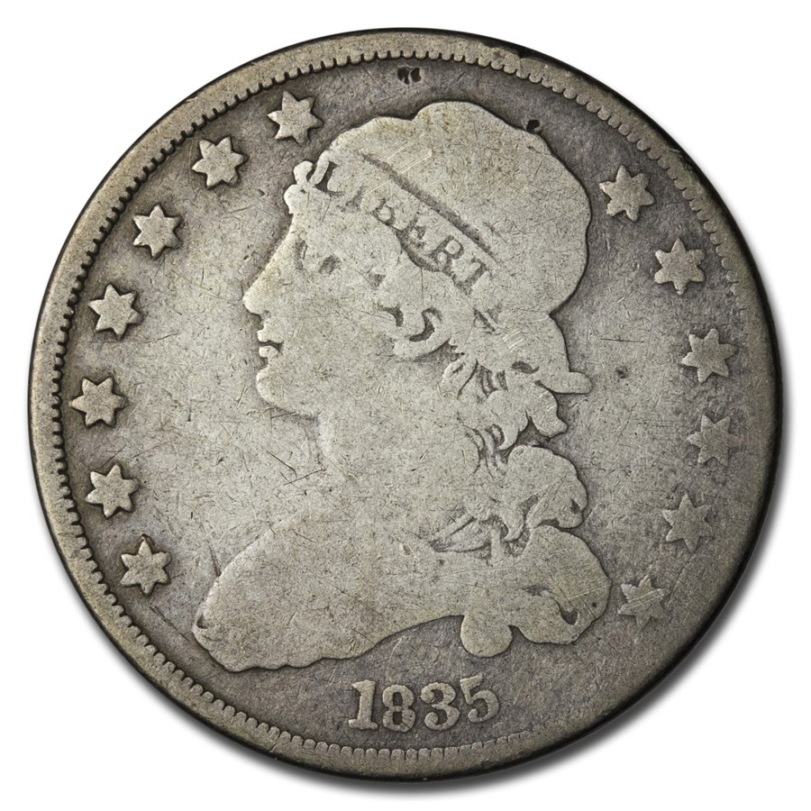 1835 Capped Bust Quarter Good