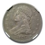 1837 Capped Bust Half Dollar XF-40 NGC