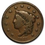 1837 Large Cent VG