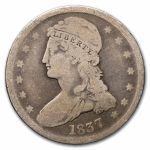 1837 Reeded Edge Half Dollar Good