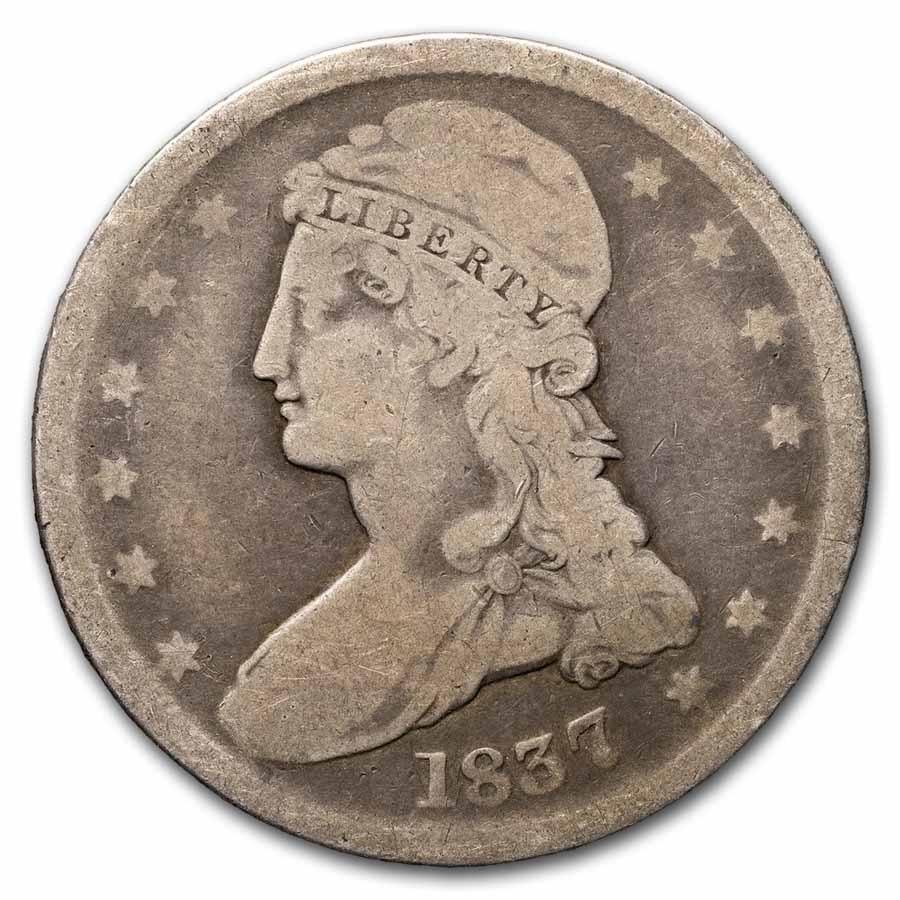 1837 Reeded Edge Half Dollar Good