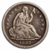 1838 Liberty Seated Half Dime No Drapery Fine