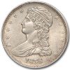 1838 Reeded Edge Half Dollar AU