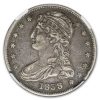 1838 Reeded Edge Half Dollar VF