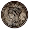 1839 Large Cent Silly Head Fine