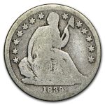 1839-O Liberty Seated Dime AG