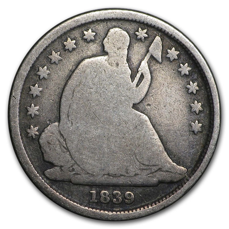 1839-O Liberty Seated Dime Good