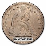 1840-1873 Liberty Seated Dollar Fine