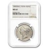 1840 (B&C) British India Silver Rupee Victoria MS-63 NGC
