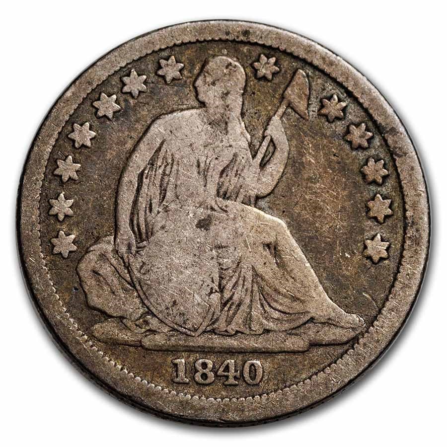 1840-O Liberty Seated Dime Good