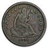 1840-O Liberty Seated Quarter No Drapery VF
