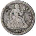 1841-O Liberty Seated Dime VG