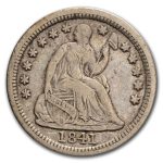 1841-O Liberty Seated Half Dime VF