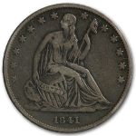 1841-O Liberty Seated Half Dollar VF