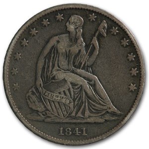 1841-O Liberty Seated Half Dollar VF